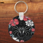 Darkly Romantic Spider Floral Sleutelhanger (Voorkant)