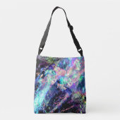 darkness and light, dark opal: crossbody tas (Achterkant)