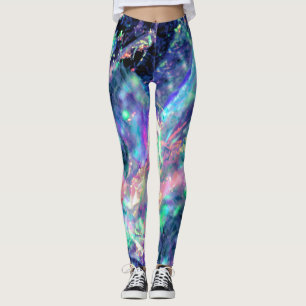 darkness and light, dark opal: leggings