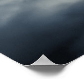 Darkness en chaos over de berg poster (Hoek)