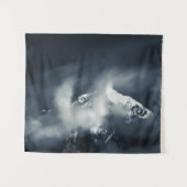 Darkness en chaos over de berg wandkleed (Voorkant (horizontaal))