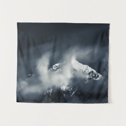 Darkness en chaos over de berg wandkleed (Voorkant (horizontaal))