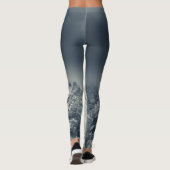 Darkness en wolken over de bergen leggings (Achterkant)