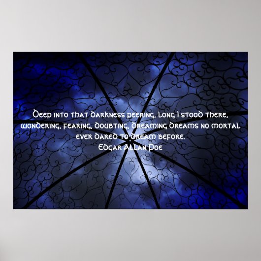Darkness Gazebo - Edgar Allen Poe Poster (Voorkant)