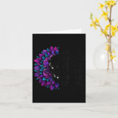 Darkness Lose My Mind Find My Soul Suicide Prevent Kaart (Gele Bloem)