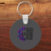 Darkness Lose My Mind Find My Soul Suicide Prevent Sleutelhanger (Voorkant)