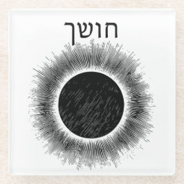 Darkness Plague voor Seder Glazen Onderzetter