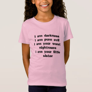Darkness, puur kwaad, ergste nachtmerrie, kleine z t-shirt