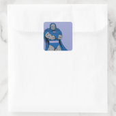 Darkseid Arms Crossed Vierkante Sticker (Tas)