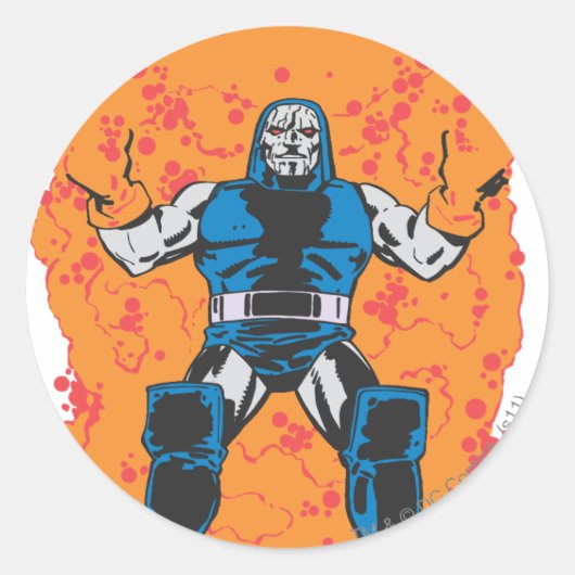 Darkseid Destruction Ronde Sticker (Voorkant)