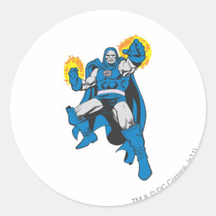 Darkseid en de Omega Force Ronde Sticker