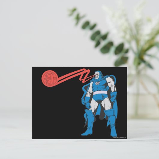 Darkseid gebruikt psionische krachten briefkaart (Staand voorkant)