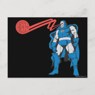 Darkseid gebruikt psionische krachten briefkaart