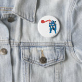 Darkseid gebruikt psionische krachten ronde button 5,7 cm (In situ)