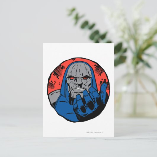 Darkseid Head Shot 2 Briefkaart (Staand voorkant)