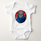 Darkseid Head Shot 2 Romper (Voorkant)