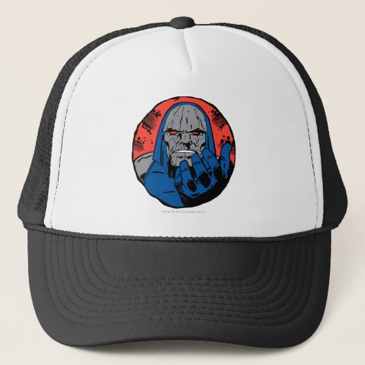 Darkseid Head Shot 2 Trucker Pet (Voorkant)