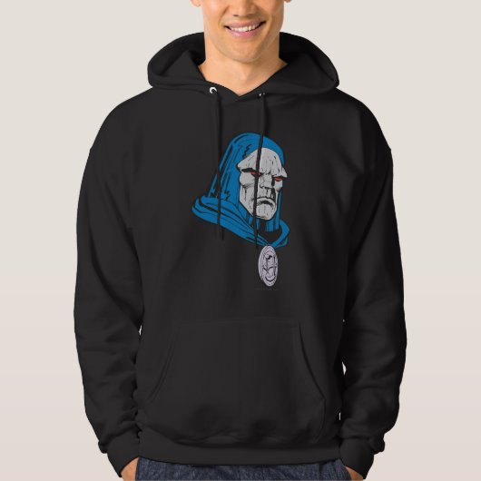 Darkseid Head Shot Hoodie (Voorkant)