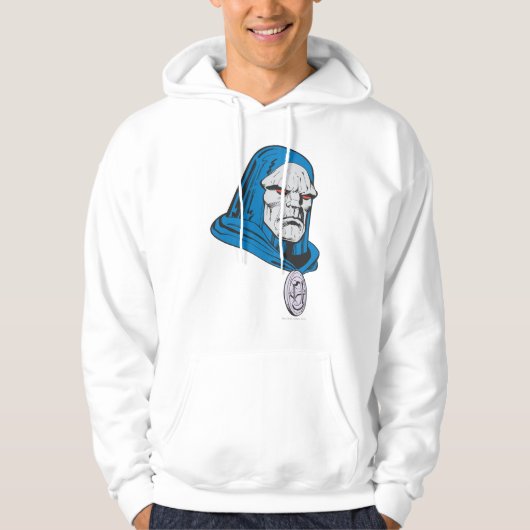Darkseid Head Shot Hoodie (Voorkant)