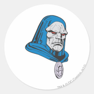 Darkseid Head Shot Ronde Sticker