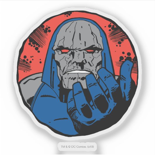 Darkseid Head Shot Sticker (Voorkant)