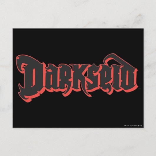 Darkseid Logo Briefkaart (Voorkant)