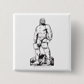 Darkseid-overzicht Vierkante Button 5,1 Cm (Voorkant)