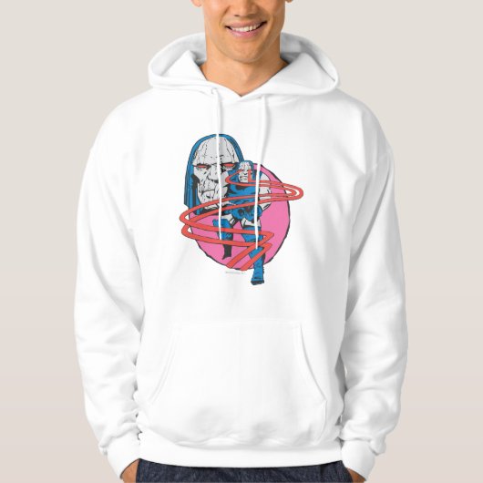 Darkseid Shoots Omega Beams Hoodie (Voorkant)