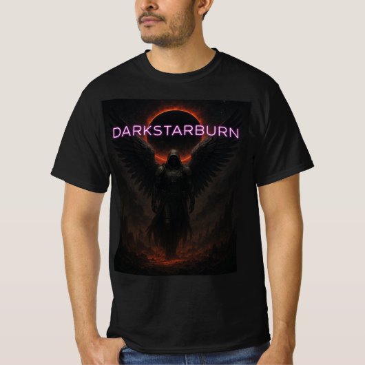 DarkStarBurn Dark Angel Guardian T-shirt (Voorkant)