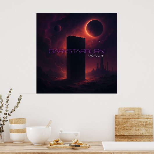 DarkStarBurn Monolith Poster (Keuken)