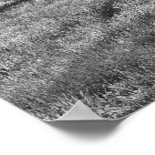 DarkTrees in een Meadow (b/w) Poster (Hoek)