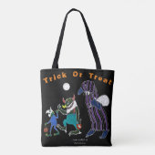 Darkverse | Trick or treat Halloween Haiku Tote Bag (Achterkant)