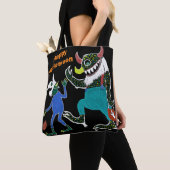 Darkverse | Trick or treat Halloween Haiku Tote Bag (Dichtbij)