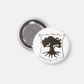 Darkwood boommagneet magneet (Voorkant / Achterkant)