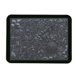 Darkworld Silver Inktlandschap Magneet