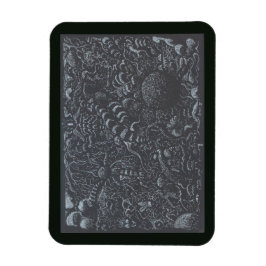 Darkworld Silver Inktlandschap Magneet