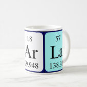 Darla periodieke lijstnaam mok (Voorkant rechts)