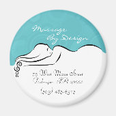 Darla [spa blue] Magnet (Voorkant)