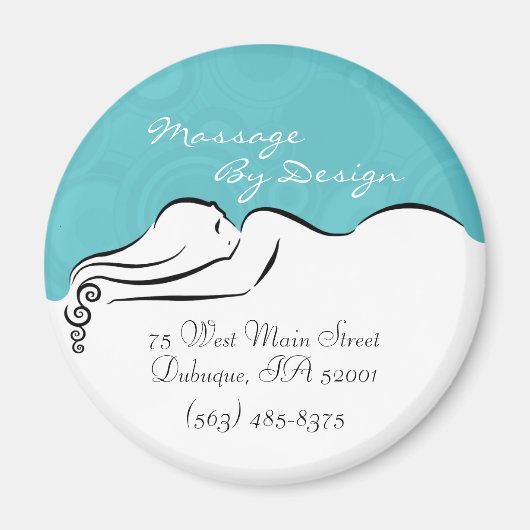 Darla [spa blue] Magnet (Voorkant)