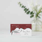 Darla's [rode] Visitekaartjes Afsprakenkaartje (Staand voorkant)