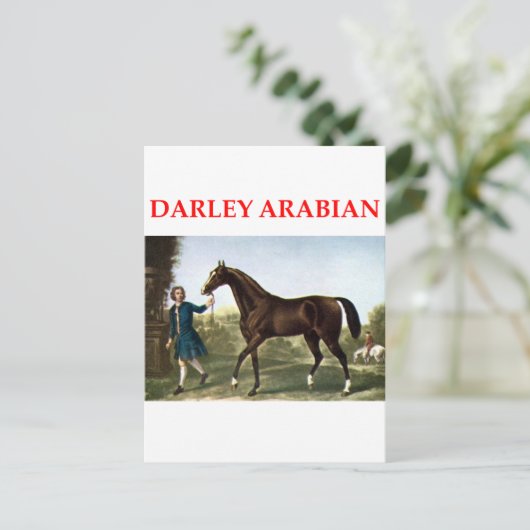 darley arabian briefkaart (Staand voorkant)