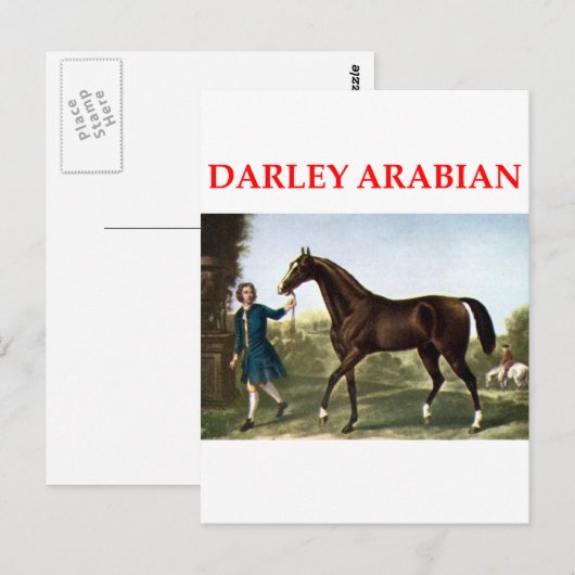 darley arabian briefkaart (Voorkant / Achterkant)