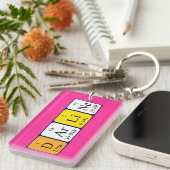 Darline periodieke lijst - noem het sleutelwoord sleutelhanger (Voorkant Rechts)