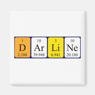 Darline periodieke lijstnaam magnet