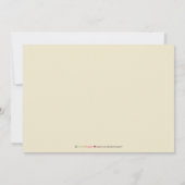 Darling 5x7 Twin Boy/Girl Taupe Birth Notice Aankondiging (Achterkant)