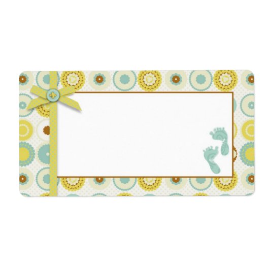 Darling Baby Toes Naam Tag Etiket (Voorkant)