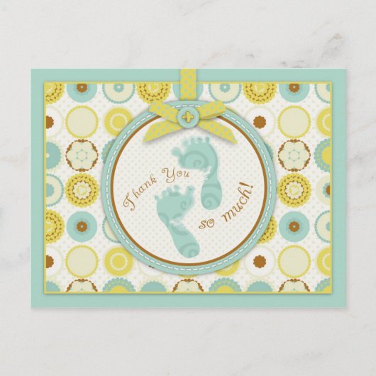 Darling Baby Toes TY Briefkaart B (Voorkant)