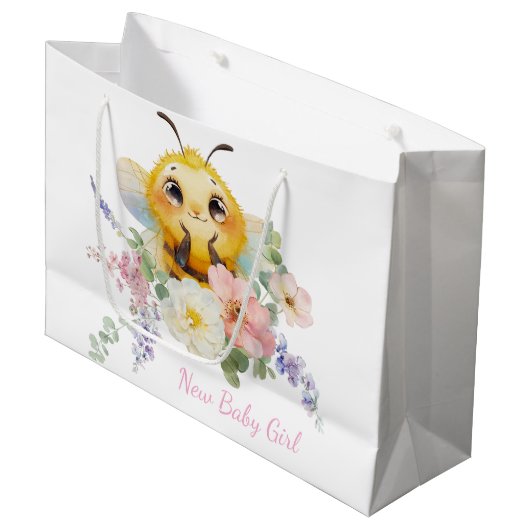 Darling Bee Gift Bag Groot Cadeauzakje (Voorkant Gekanteld)