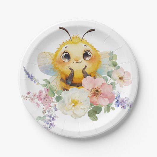 Darling Bee Paper Borden Papieren Bordje (Voorkant)