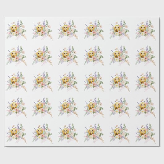 Darling Bee Wrapping Paper Cadeaupapier (Vlak)